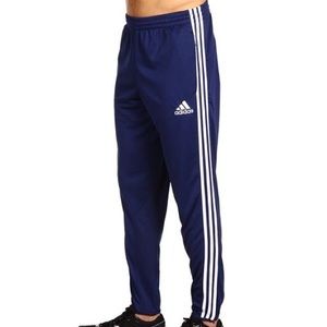 Adidas blue track pants with side zips. (Men’s M)